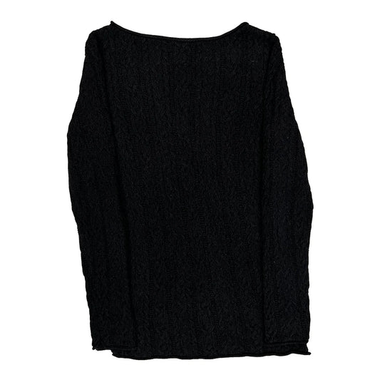 Ralph Lauren Sweater - Medium Black Cotton