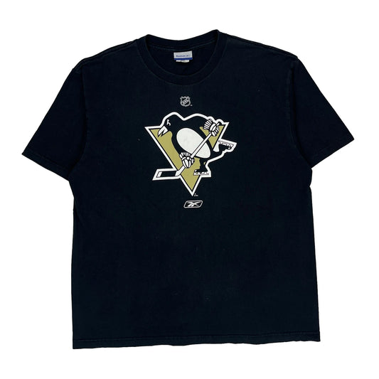 Pittsburgh Penguins Reebok Graphic T-Shirt - XL Black Cotton