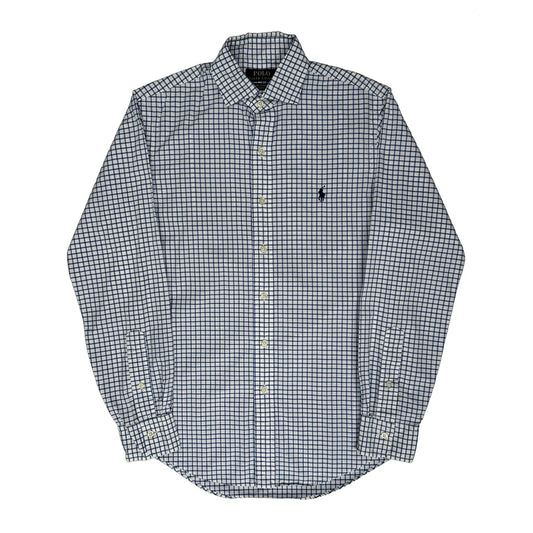 Polo By Ralph Lauren Checked Shirt - XS White Cotton