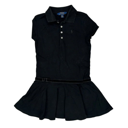Age 6 Polo By Ralph Lauren Dress - XS Black Cotton