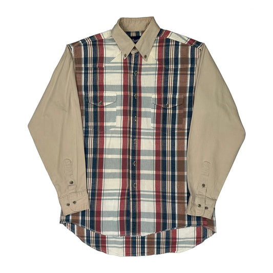 Wrangler Checked Shirt - Medium Multicoloured Cotton