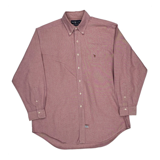 Vintage Ralph Lauren Shirt - Large Red Cotton