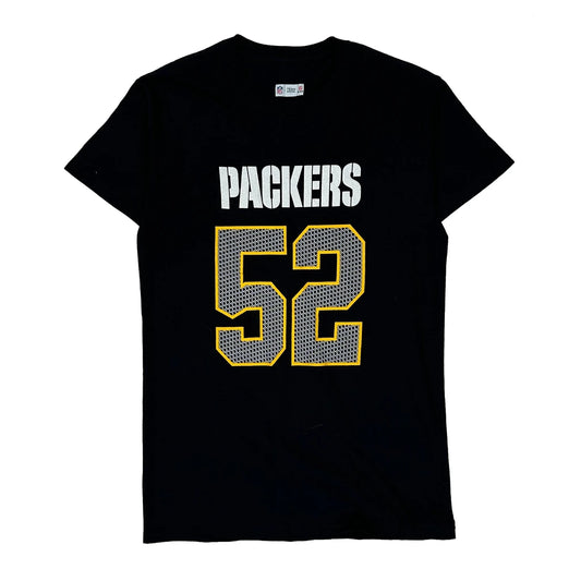 Packers Nfl Football Shirt - Small Black Cotton