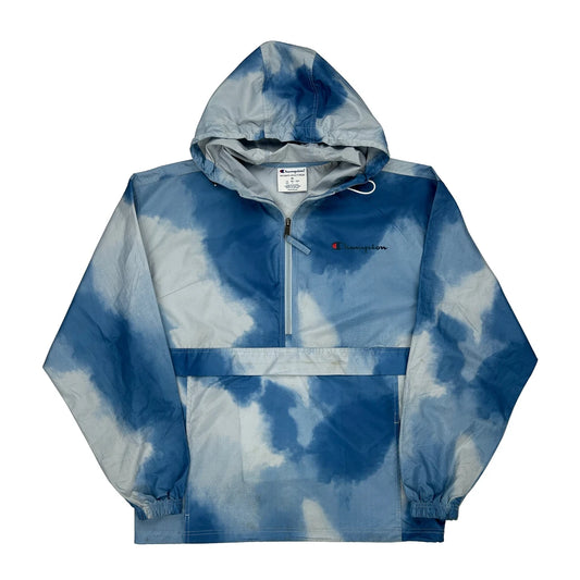 Champion Tie-Dye Jacket - Medium Blue Polyester