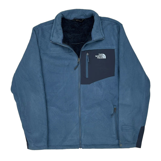 The North Face Fleece Jacket - Large Blue Polyester