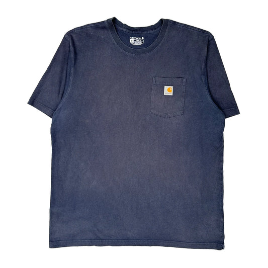 Carhartt Tall T-Shirt - XL Navy Cotton