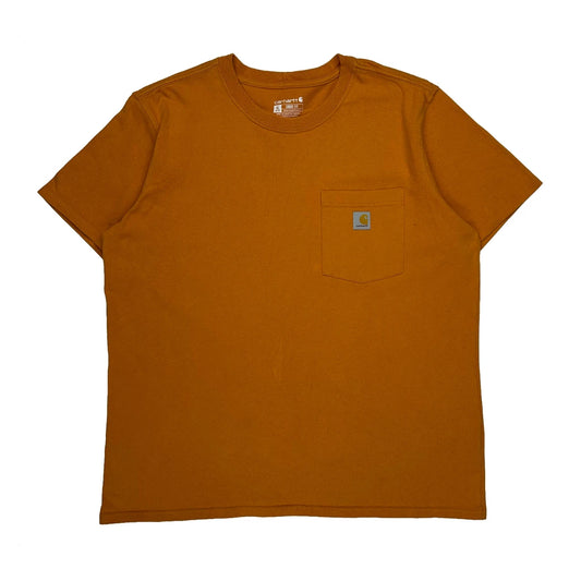 Carhartt T-Shirt - XL Orange Cotton