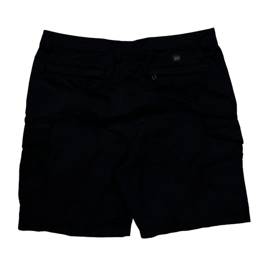 Waterman Collection Quiksilver Cargo Shorts - 36W 9L Black Cotton