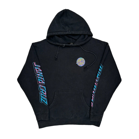 Santa Cruz Logo Santa Cruz Graphic Hoodie - Large Black Cotton