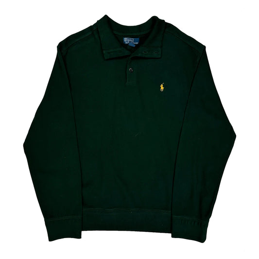 Polo By Ralph Lauren Jumper - Large Green Cotton
