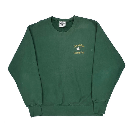 Made In USA Lee Sweatshirt - XL Green Cotton