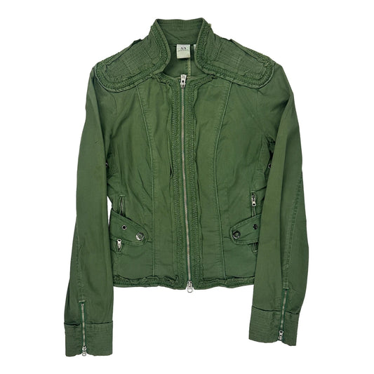 Armani Exchange Jacket - Small Green Cotton