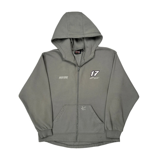 Roush Fenway Racing Chase Authentics Nascar Hoodie - 2XL Grey Cotton