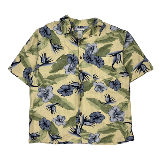 Breakwater Hawaiian Shirt - Large Multicoloured Viscose