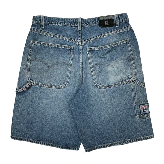 L2 Carpenter Shorts - 36W 10L Blue Denim