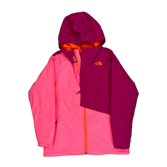 Age 16 The North Face Waterproof Jacket - XL Pink Polyester