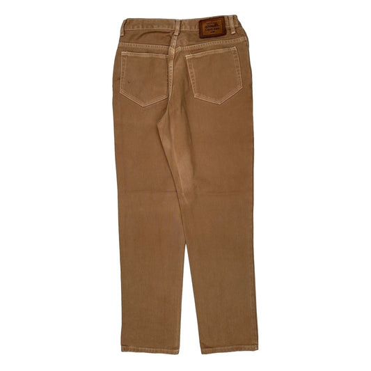Calvin Klein Chinos - 30W UK 10 Brown Cotton