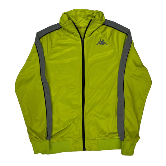 Kappa Track Jacket - Small Yellow Polyester