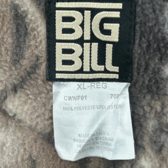 Big Bill Fleece Jacket - XL Camo Polyester