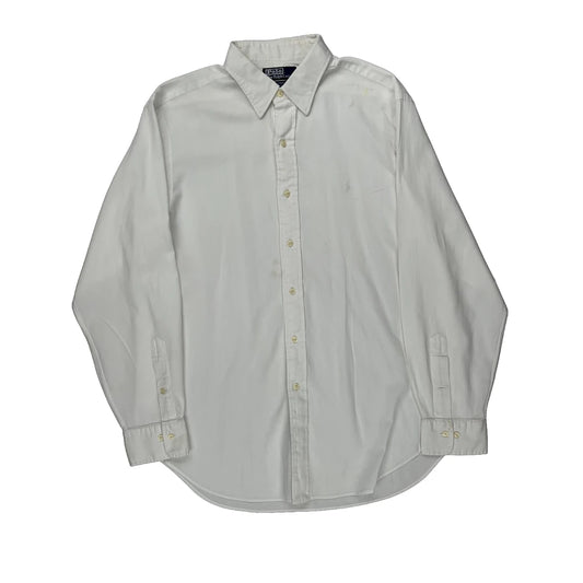 Polo By Ralph Lauren Shirt - Large White Cotton