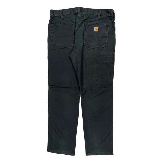 Carhartt Carpenter Trousers - 36W 32L Black Cotton Blend