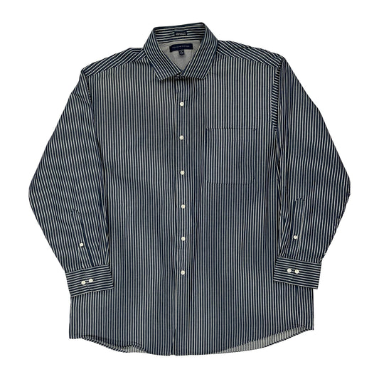 Tommy Hilfiger Striped Shirt - XL Blue Cotton