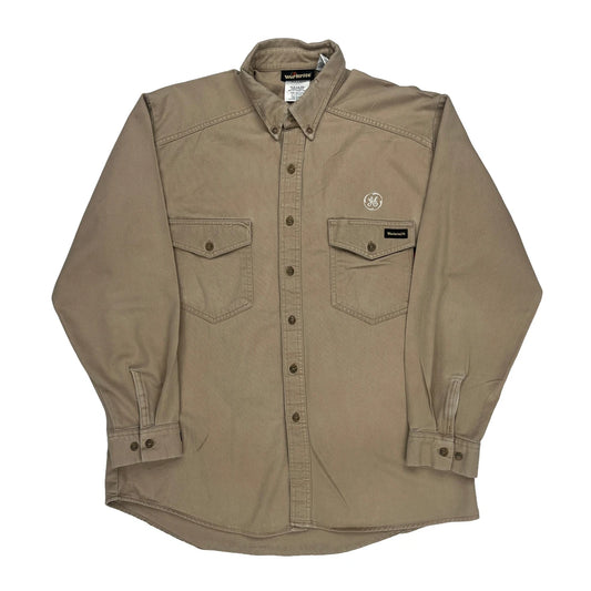 Workrite Shirt - Large Khaki Cotton