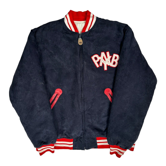 Pnb Nations Unbranded Varsity Jacket - XL Navy Cotton