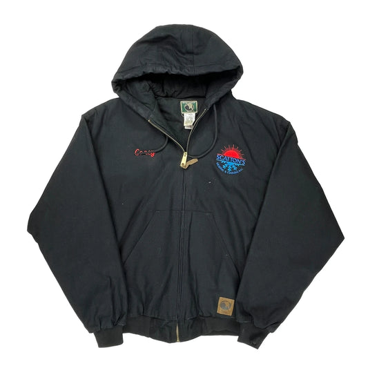 Scatton'S Heating & Cooling Inc. Berne Jacket - 2XL Black Cotton Blend