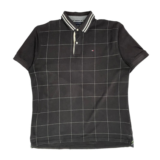 Tommy Hilfiger Polo Shirt - XL Black Cotton