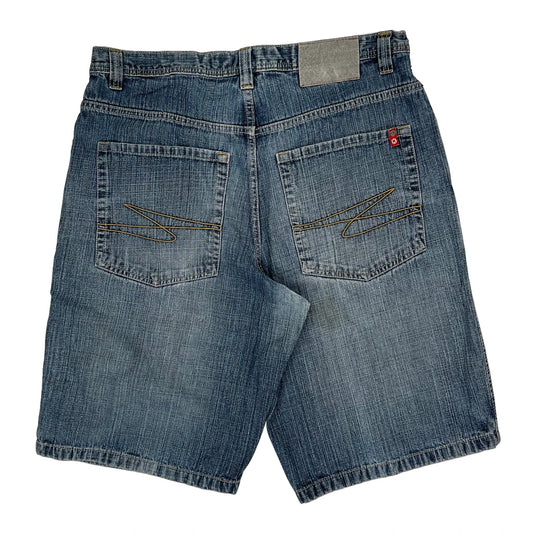 Southpole Denim Shorts - 38″ Waist Blue Denim