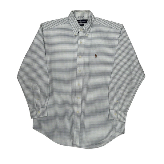 Ralph Lauren Checked Shirt - Medium Blue Cotton
