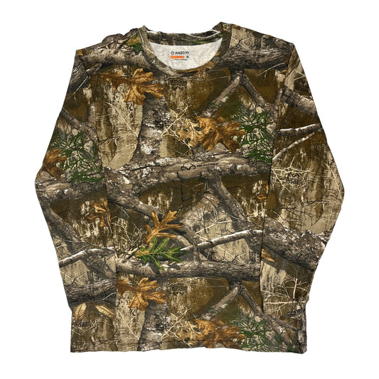 Unbranded Camo Long Sleeve T-Shirt - XL Camo Cotton