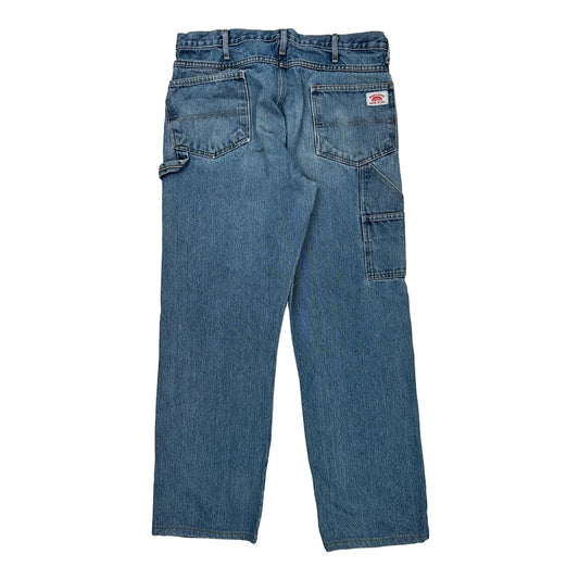 Made In USA Roundhouse Carpenter Jeans - 36W 30L Blue Denim