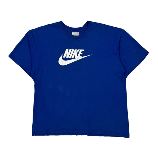 Nike T-Shirt - XL Blue Cotton