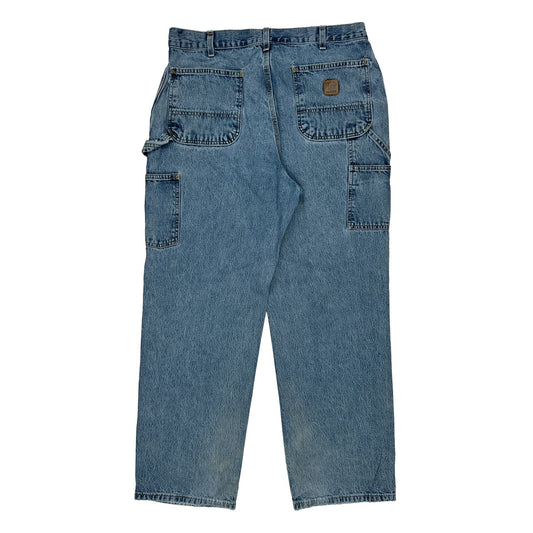 Carhartt Carpenter Jeans - 34W 32L Blue Cotton