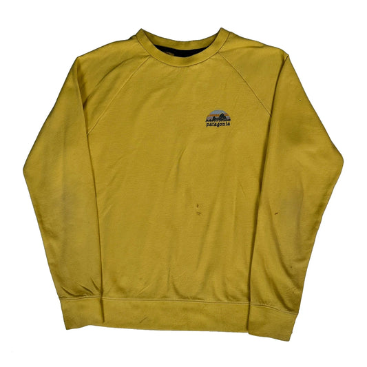 Outdoor Patagonia Sweatshirt - 2XL Yellow Cotton
