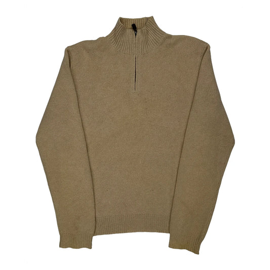 Polo By Ralph Lauren 1/4 Zip - Medium Beige Wool