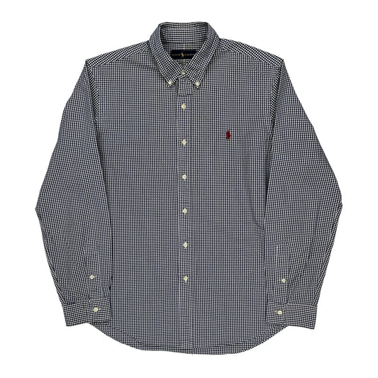 Vintage Ralph Lauren Checked Shirt - Large Blue Cotton