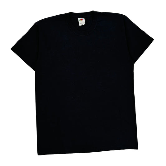 Fruit Of The Loom T-Shirt - Medium Black Cotton