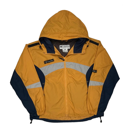 Columbia Windbreaker - XL Yellow Polyester