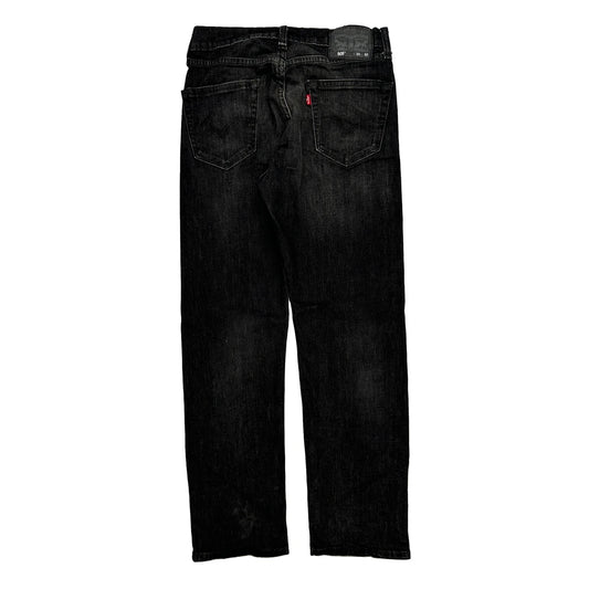 505 Levis Jeans - 29W 30L Black Cotton