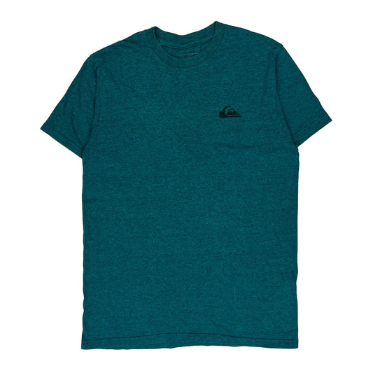 Quiksilver Fitted T-Shirt - Medium Green Cotton Blend