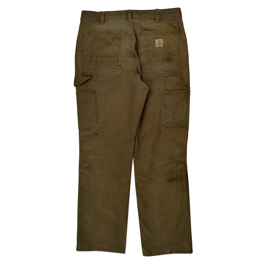 Carhartt Carpenter Trousers - 32W 30L Brown Cotton