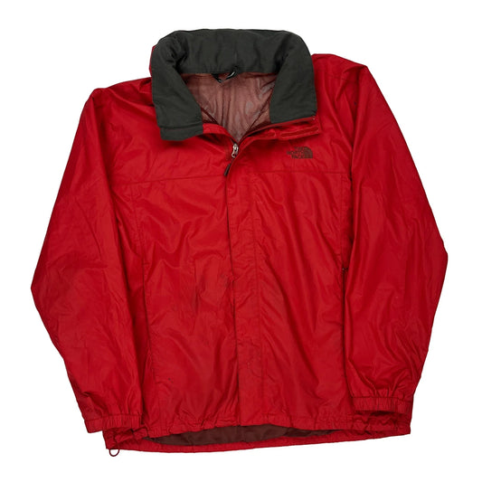 The North Face Windbreaker - 2XL Red Nylon