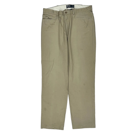 Polo By Ralph Lauren Chinos - 35W 30L Beige Cotton