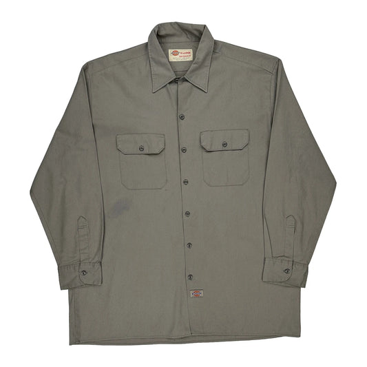 Dickies Shirt - XL Grey Cotton