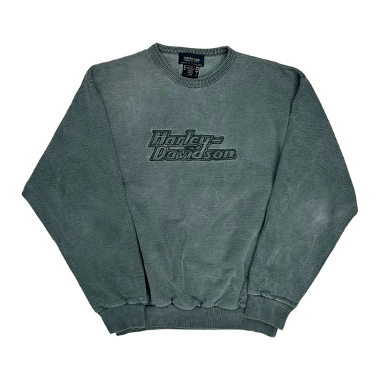 Hamilton Sportswear Co Ltd Harley Davidson Sweatshirt - Medium Grey Cotton