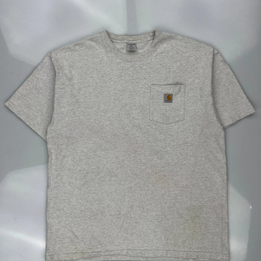 Carhartt Tall T-Shirt - XL Grey Cotton