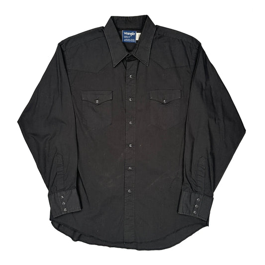 Wrangler Shirt - XL Black Cotton